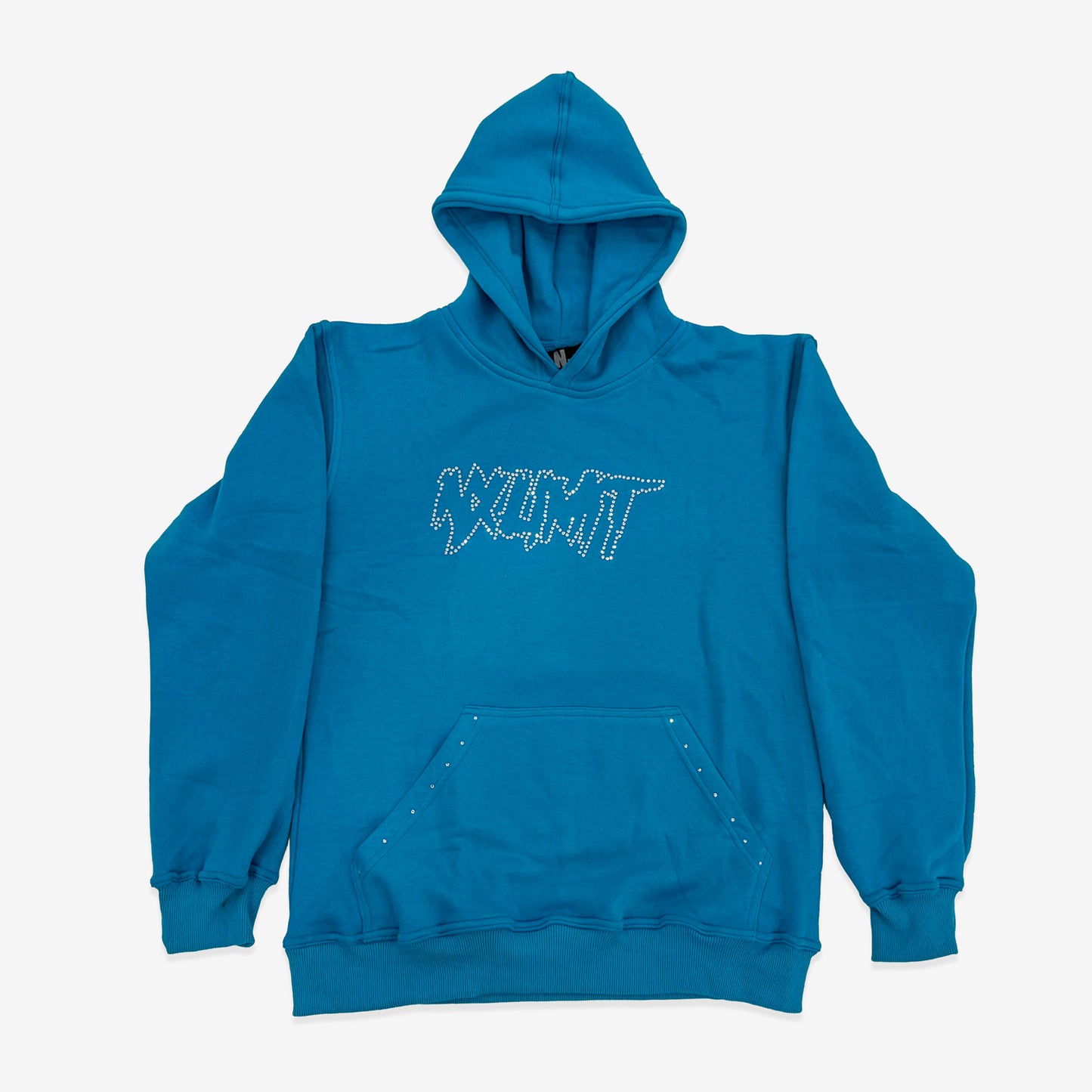 NX Limit Rhinestone Hoodie (Cyan Blue)