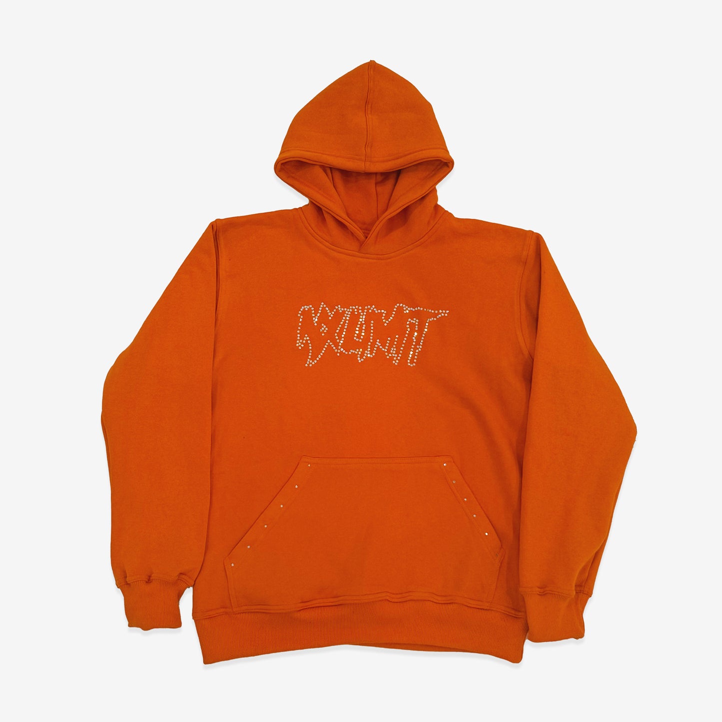 NX Limit Rhinestone Hoodie (Orange)